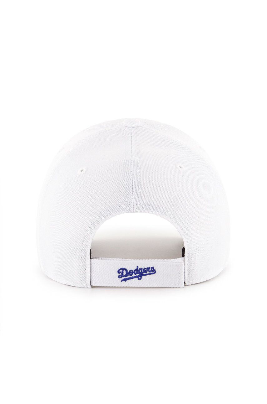 47brand Шапка MLB Los Angeles Dodgers в бяло с апликация - Pepit.bg