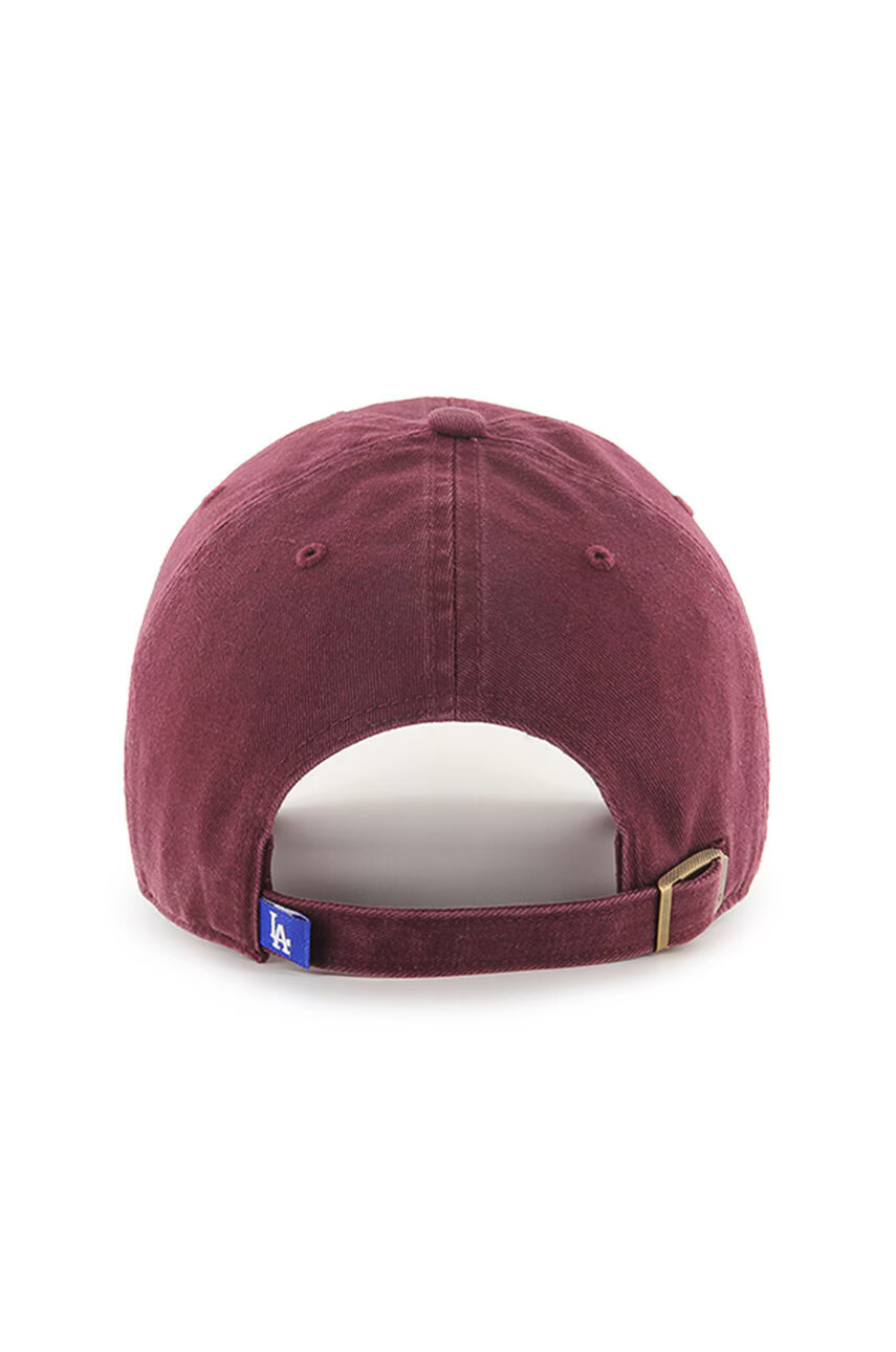 47brand Шапка MLB Los Angeles Dodgers в лилаво с апликация - Pepit.bg