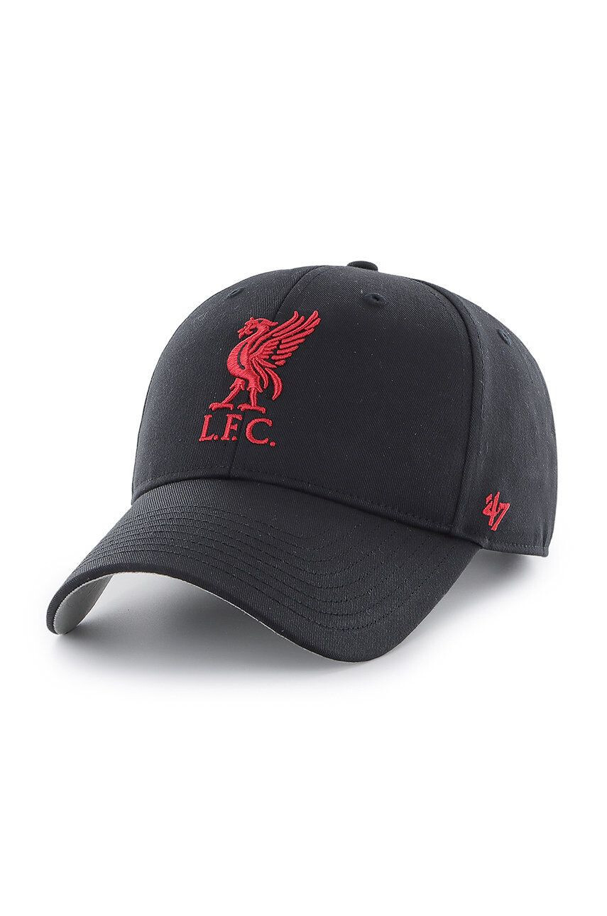 47brand Шапка EPL Liverpool в черно с апликация 0 - Pepit.bg