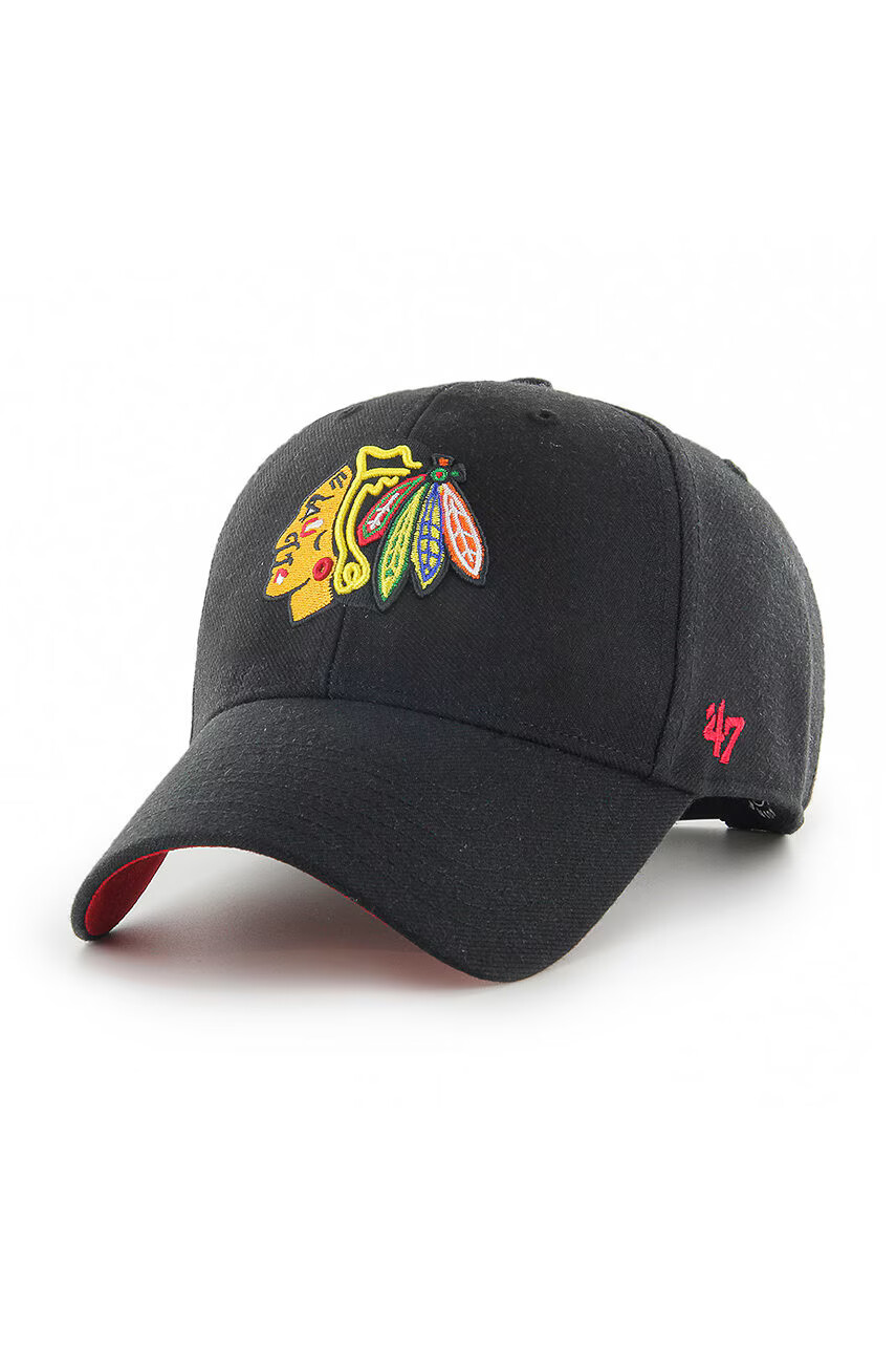 47brand Шапка Chicago Blackhawks - Pepit.bg