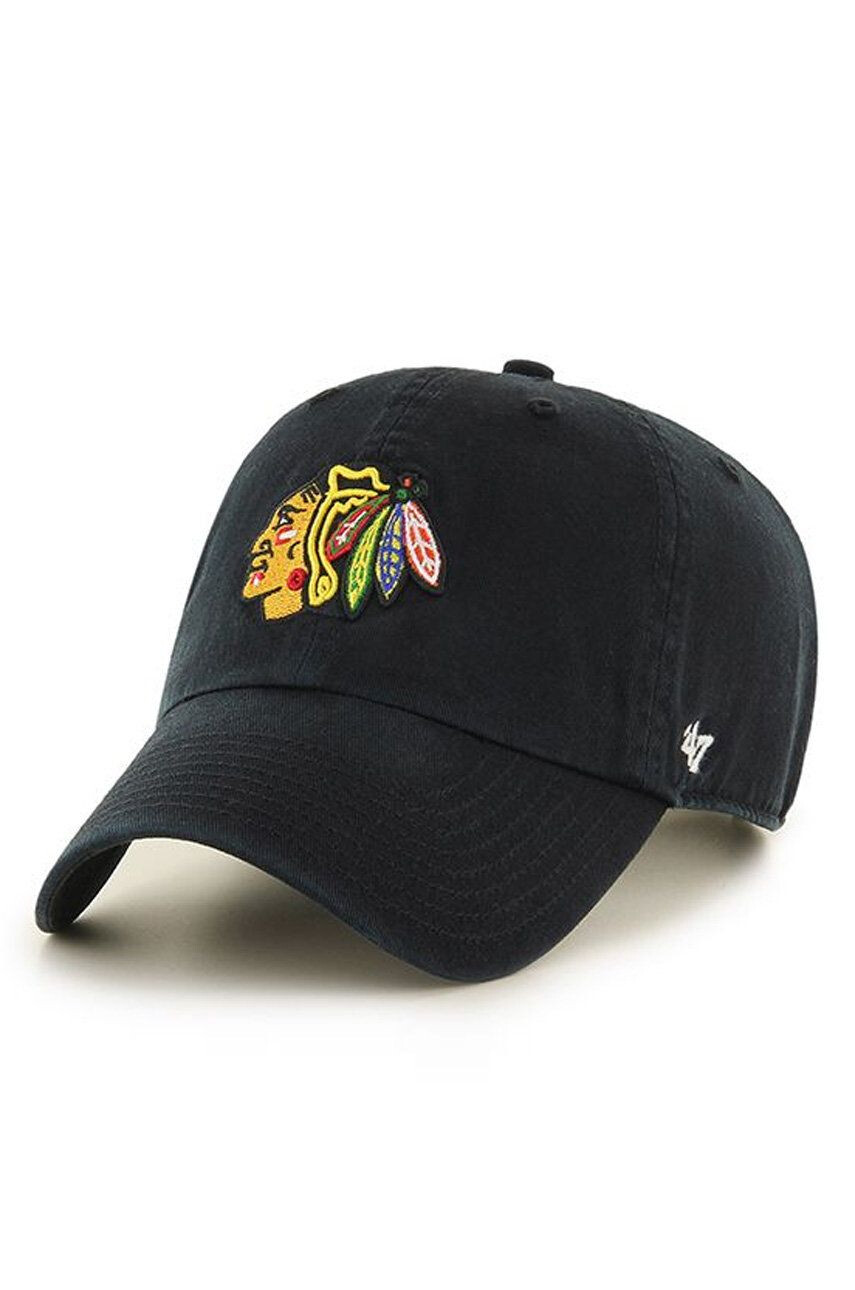 47brand Шапка Chicago Blackhawks Clean up - Pepit.bg