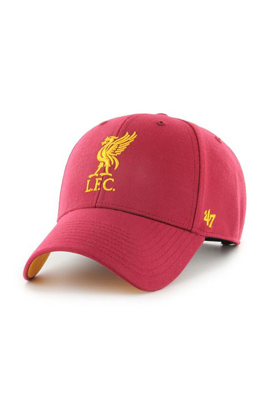 47brand Шапка Epl Liverpool в червено с апликация - Pepit.bg