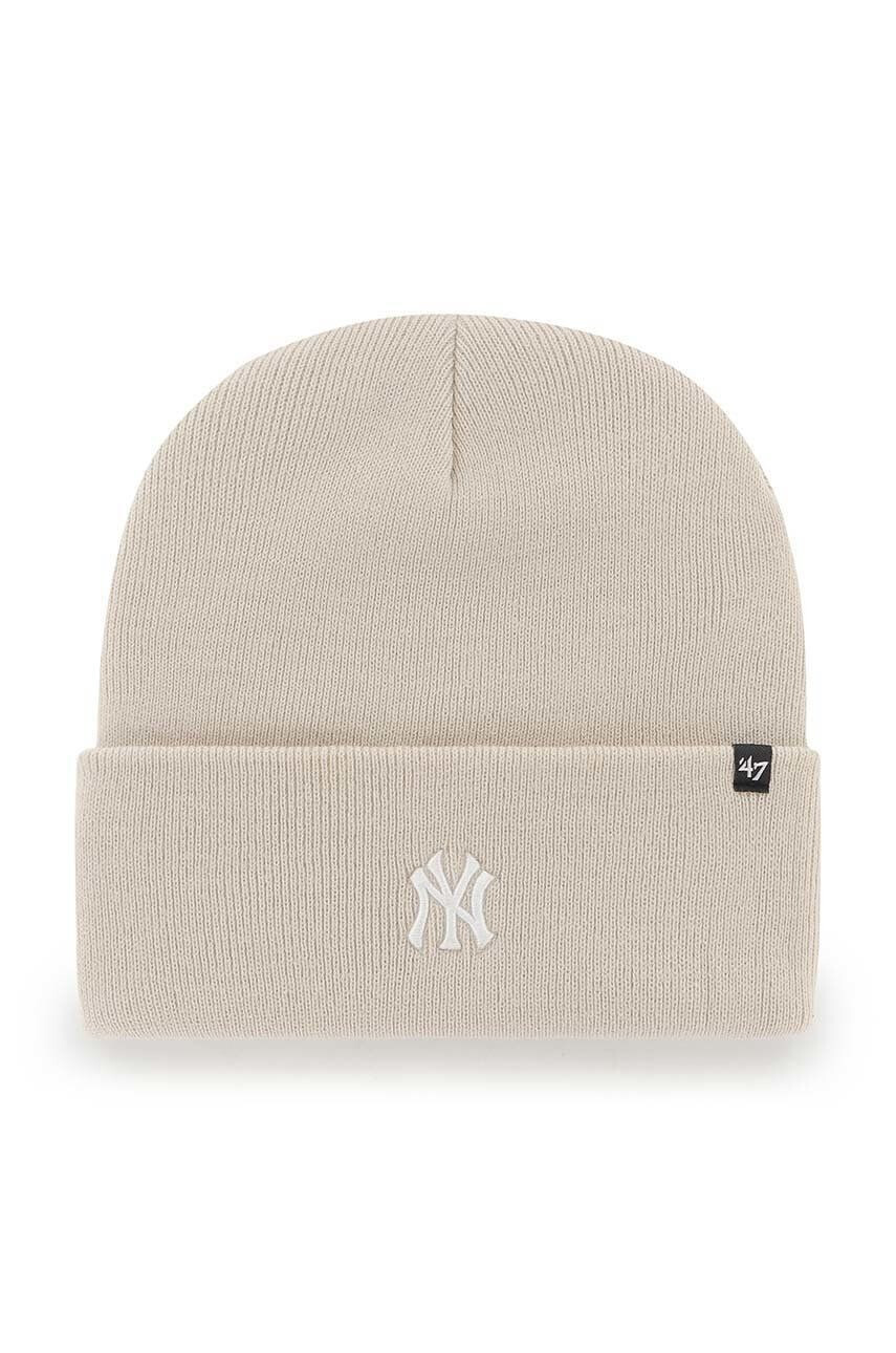 47brand Шапка Mlb New York Yankees в бежово - Pepit.bg