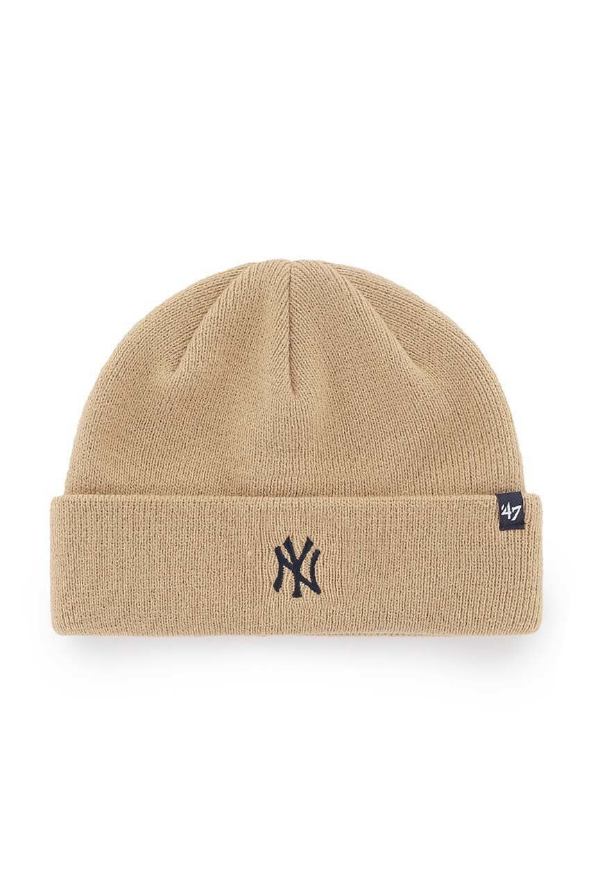 47brand Шапка Mlb New York Yankees в бежово - Pepit.bg