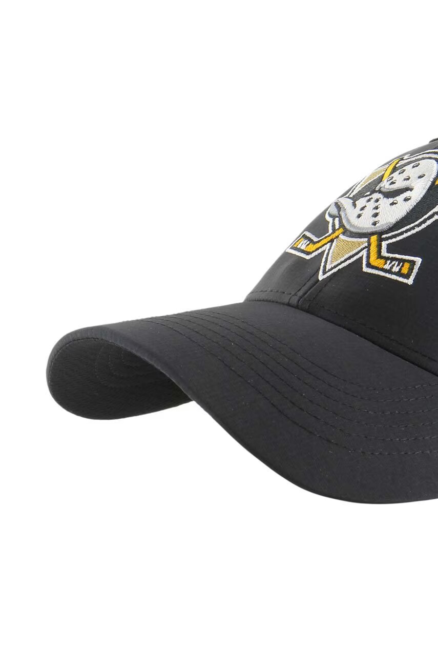 47brand Шапка Nhl Anaheim Ducks в черно с апликация - Pepit.bg