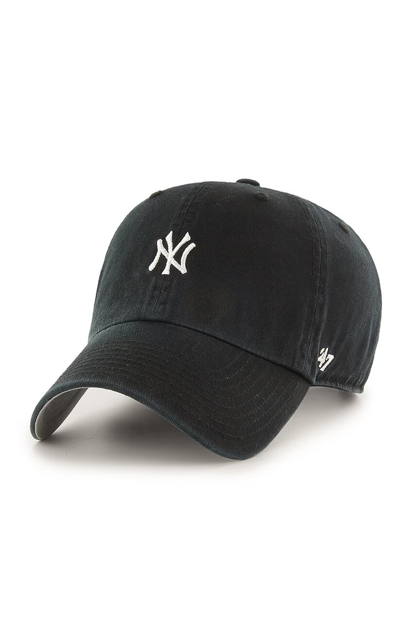 47brand Шапка Oakland Athletics в черно с апликация - Pepit.bg