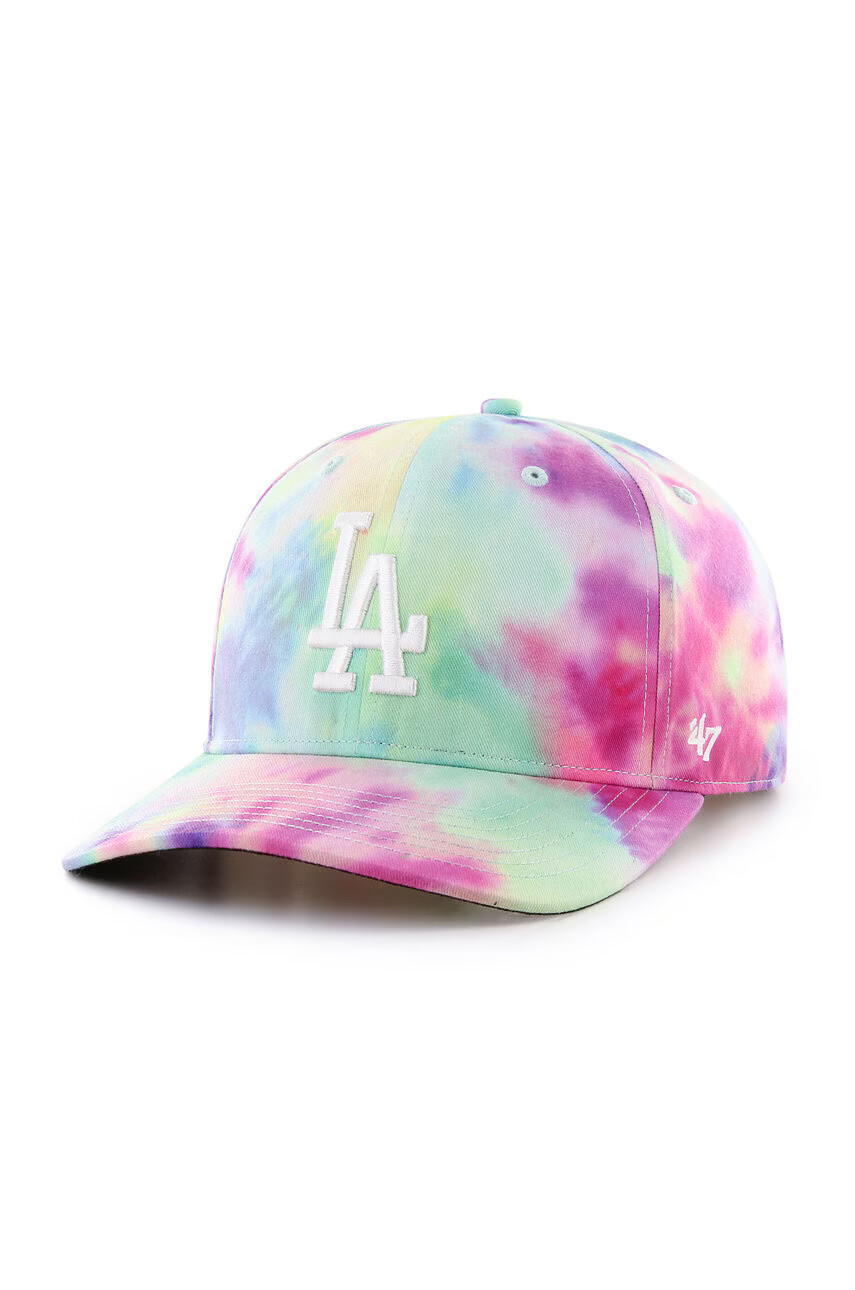 47brand Шапка с козирка MLB Los Angeles Dodgers с апликация - Pepit.bg