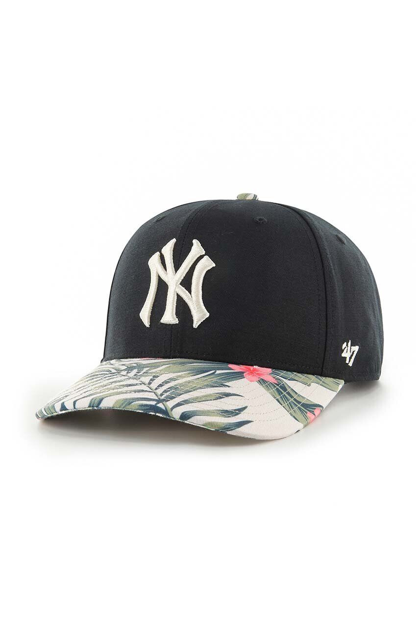 47brand Шапка с козирка MLB New York Yankees с апликация - Pepit.bg