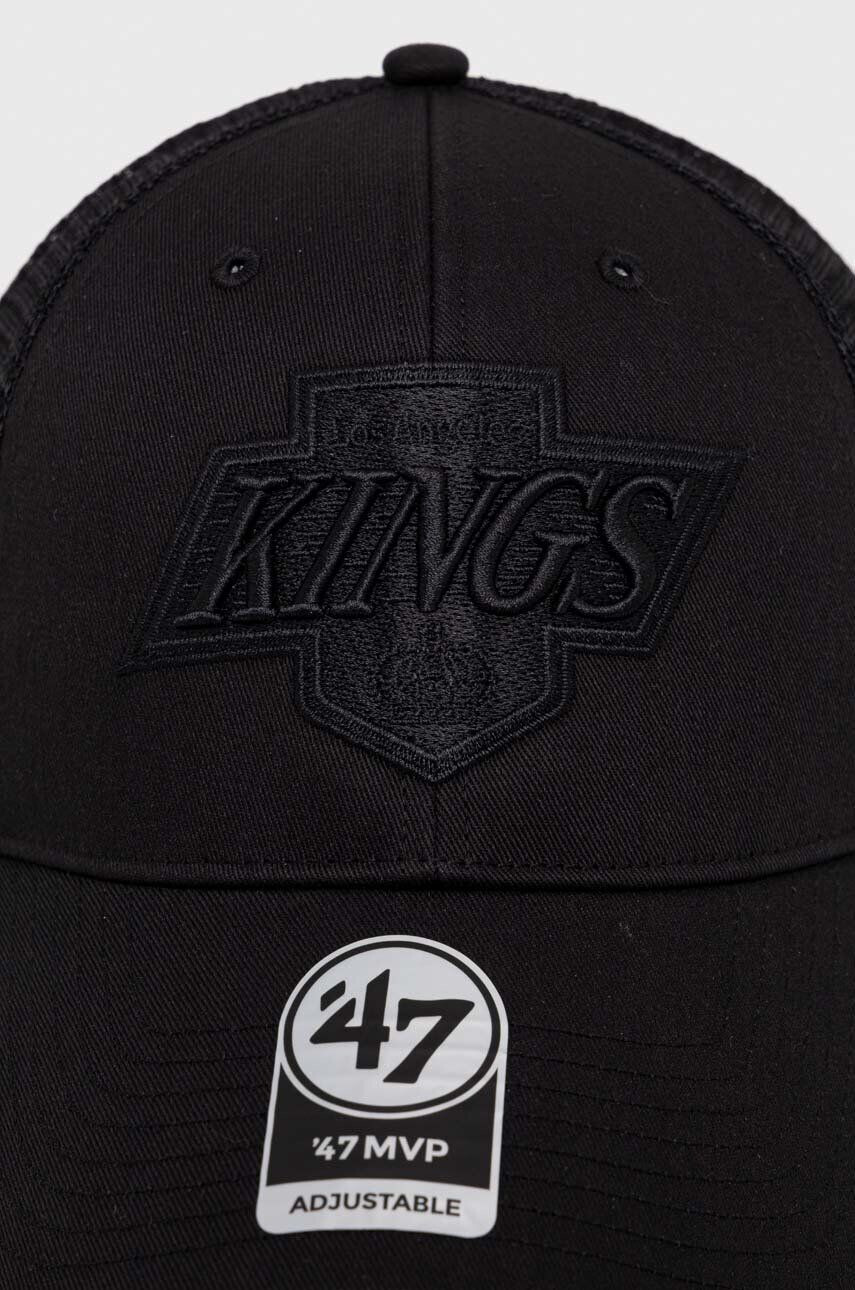 47brand Шапка с козирка NHL Los Angeles Kings в черно с апликация - Pepit.bg