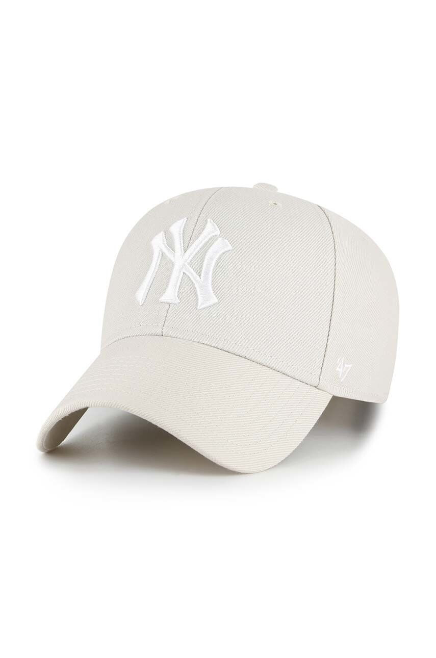 47brand Шапка с козирка с вълна Mlb New York Yankees - Pepit.bg