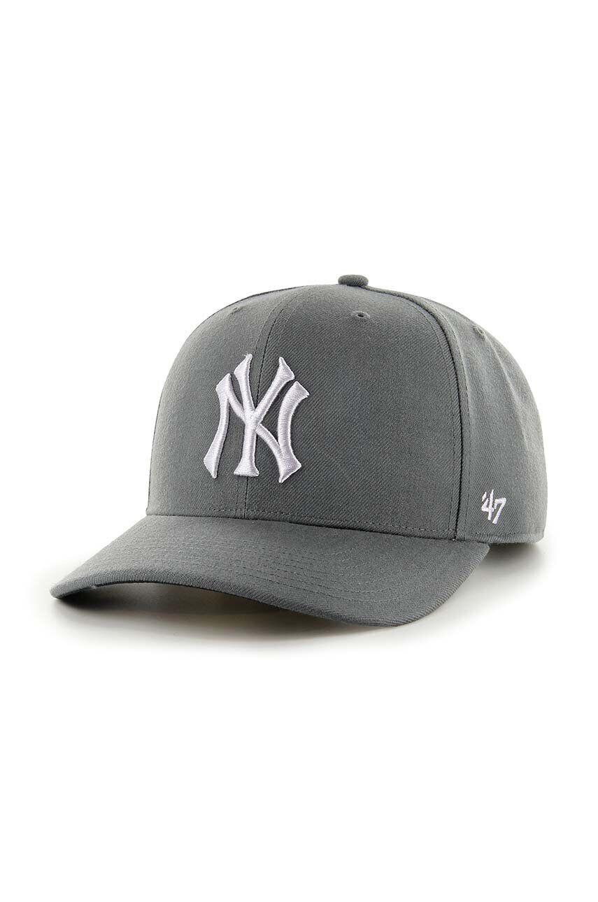 47brand Шапка с козирка с вълна MLB New York Yankees - Pepit.bg