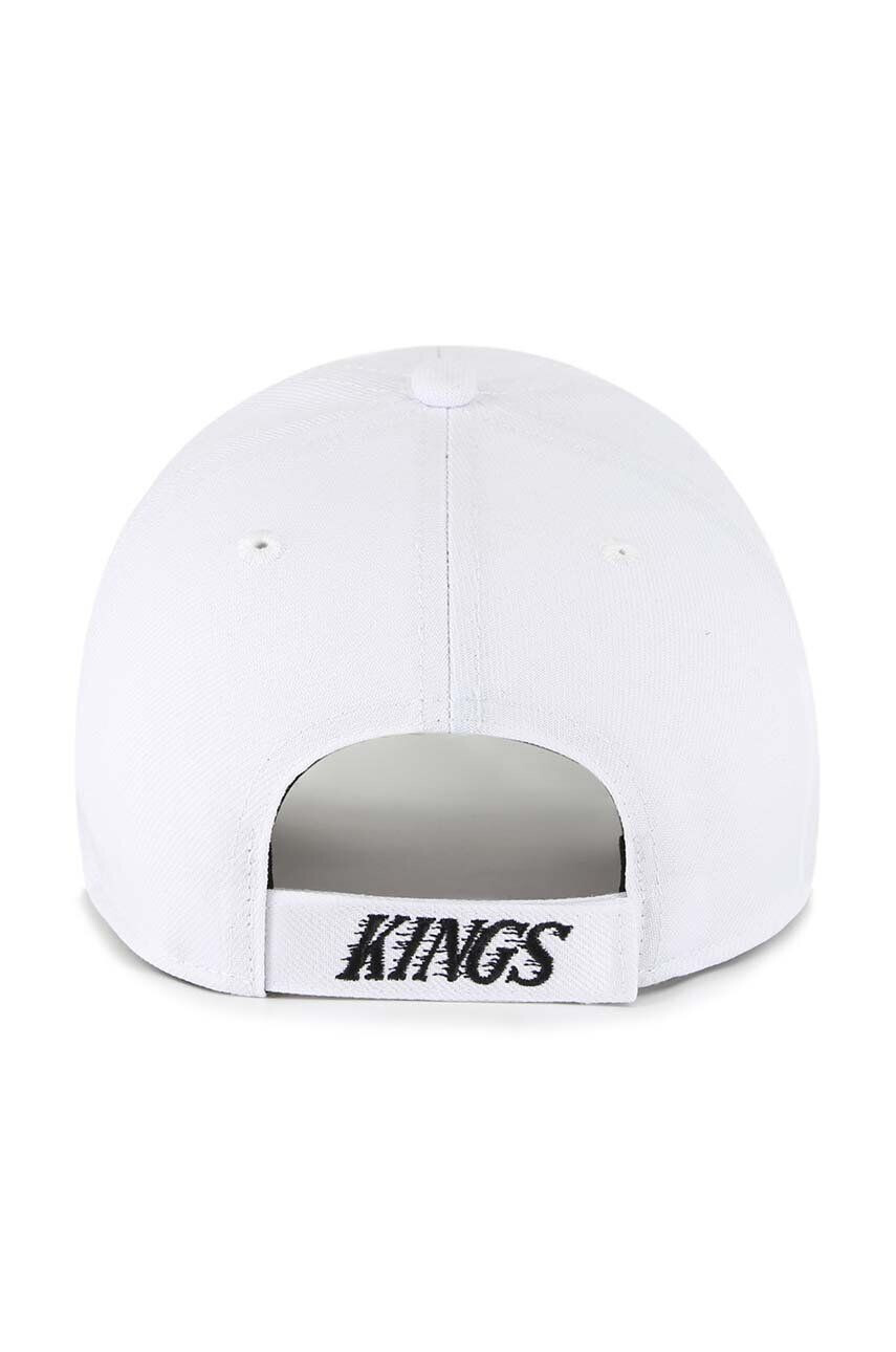 47brand Шапка с козирка с вълна NHL Los Angeles Kings Vintage в бяло с апликация - Pepit.bg