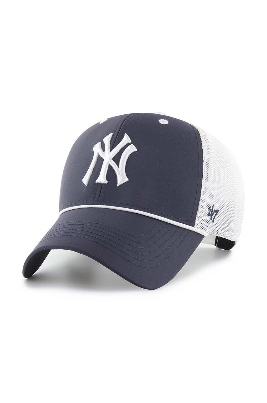 47brand Шапка с вълна MLB New York Yankees в тъмносиньо с апликация - Pepit.bg