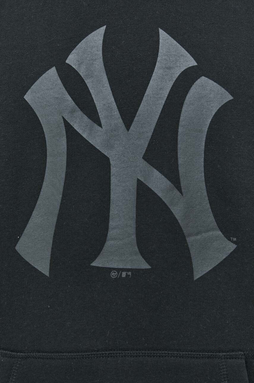 47brand Суичър Mlb New York Yankees в черно с принт - Pepit.bg