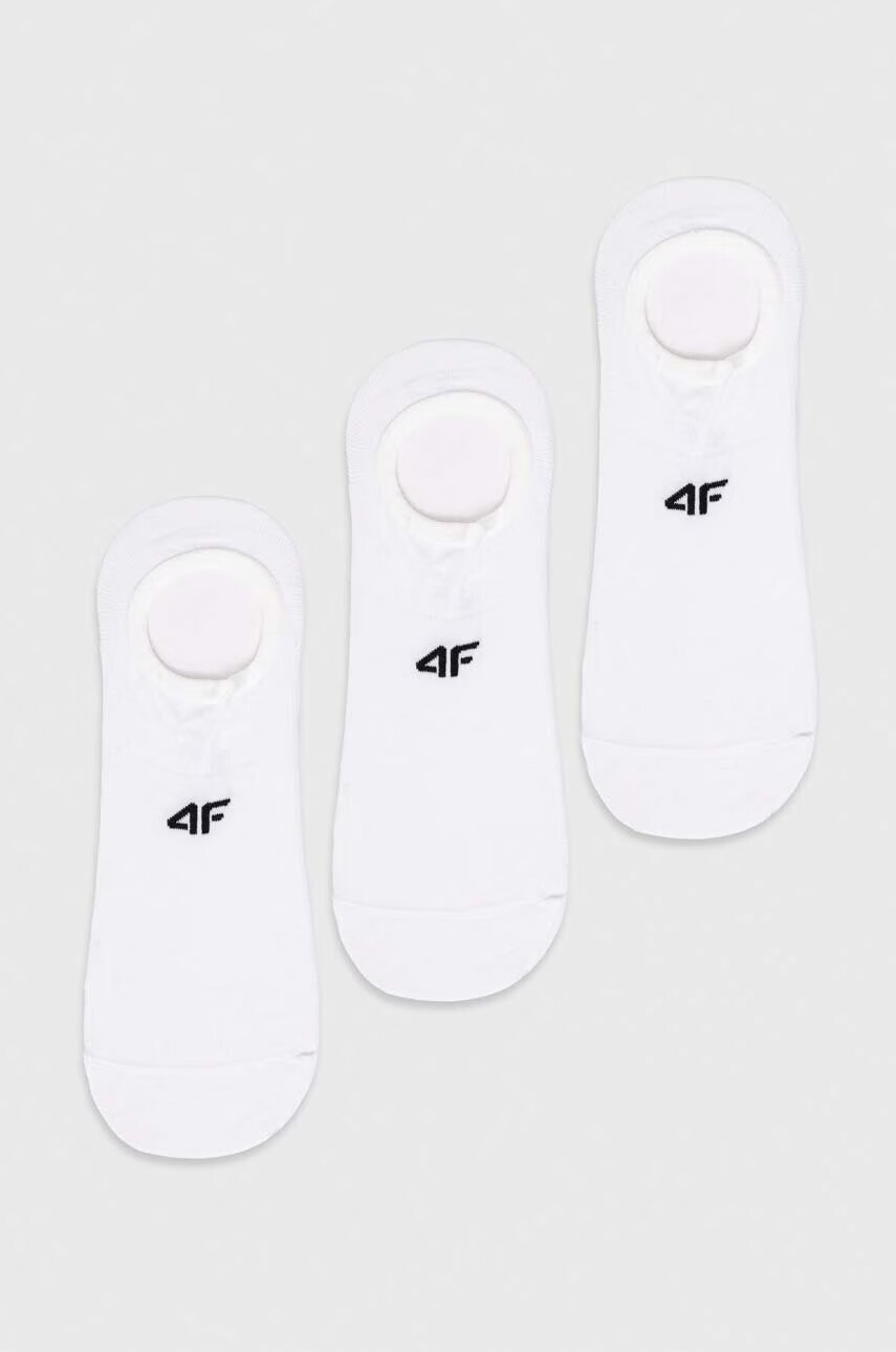 4F Чорапи (3 броя) в бяло - Pepit.bg