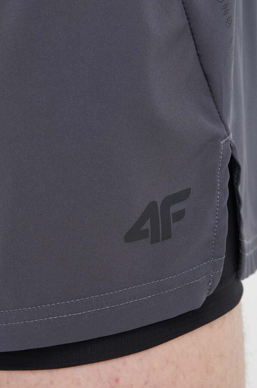 4F Къс панталон за бягане в сиво - Pepit.bg