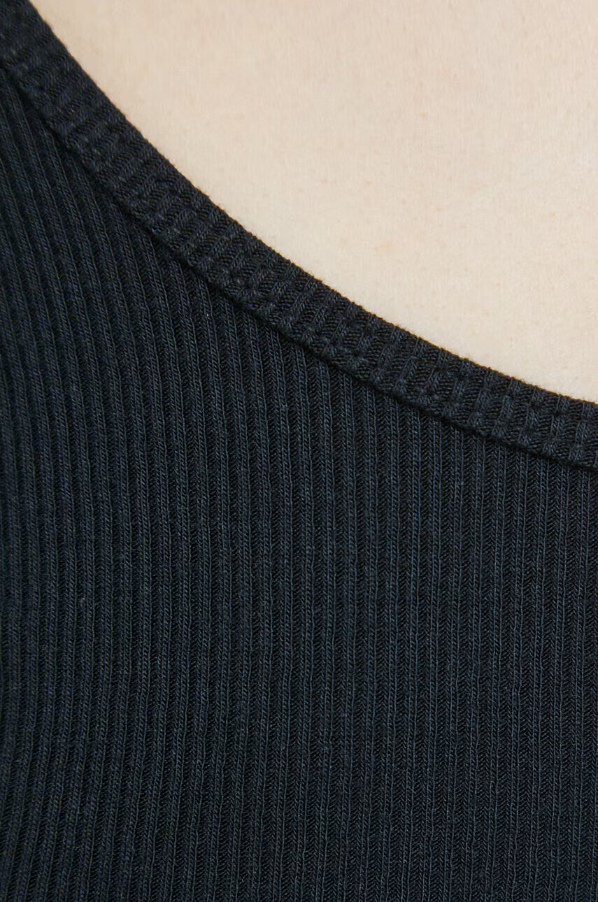 Abercrombie & Fitch Блуза с дълги ръкави в черно - Pepit.bg