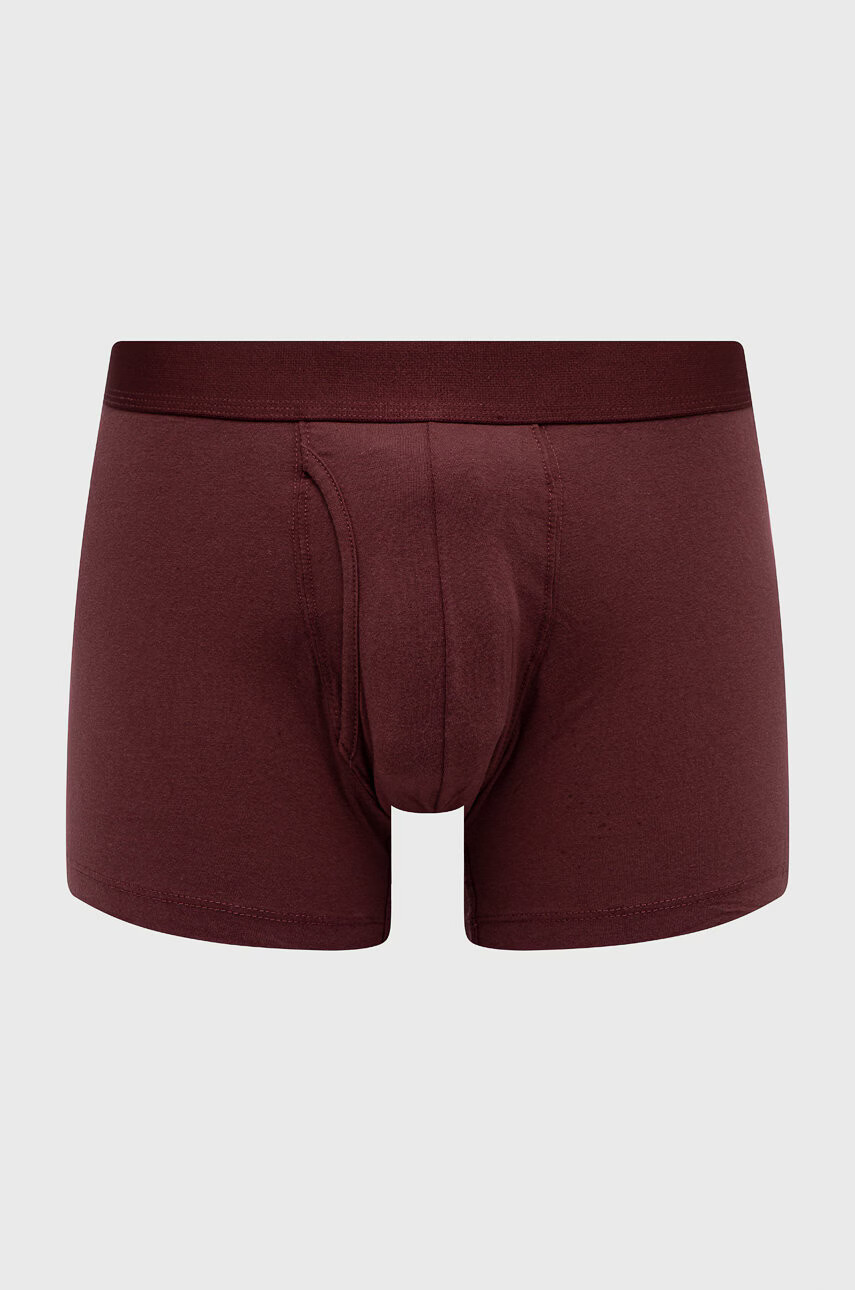 Abercrombie & Fitch Боксерки (3 чифта) 3 чифта в бордо - Pepit.bg