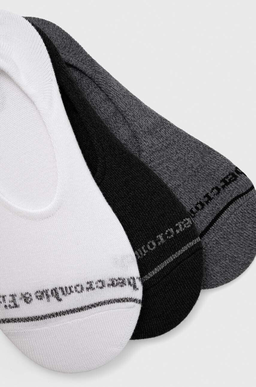 Abercrombie & Fitch Чорапи (3 броя) в сиво - Pepit.bg