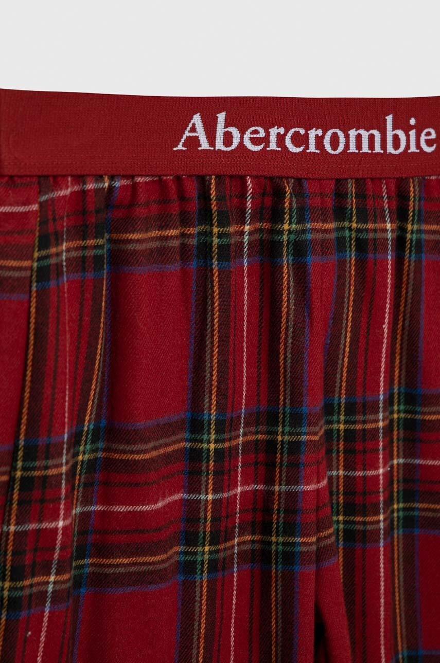 Abercrombie & Fitch Детска пижама в червено с десен - Pepit.bg