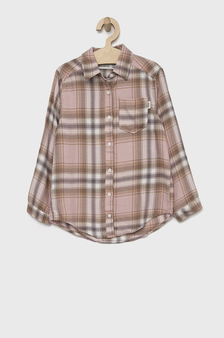 Abercrombie & Fitch Детска риза в розово - Pepit.bg