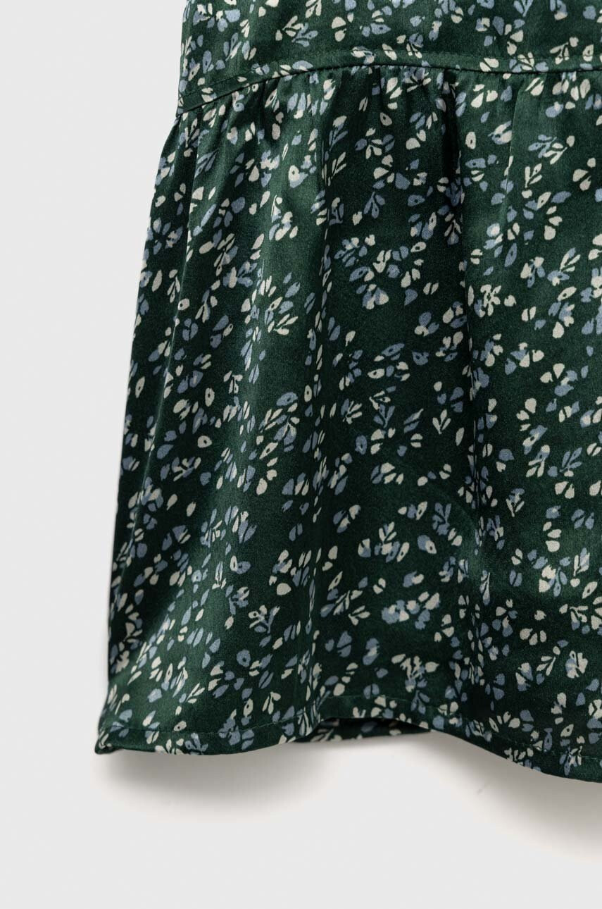 Abercrombie & Fitch Детска рокля в зелено среднодълъг модел разкроен модел - Pepit.bg