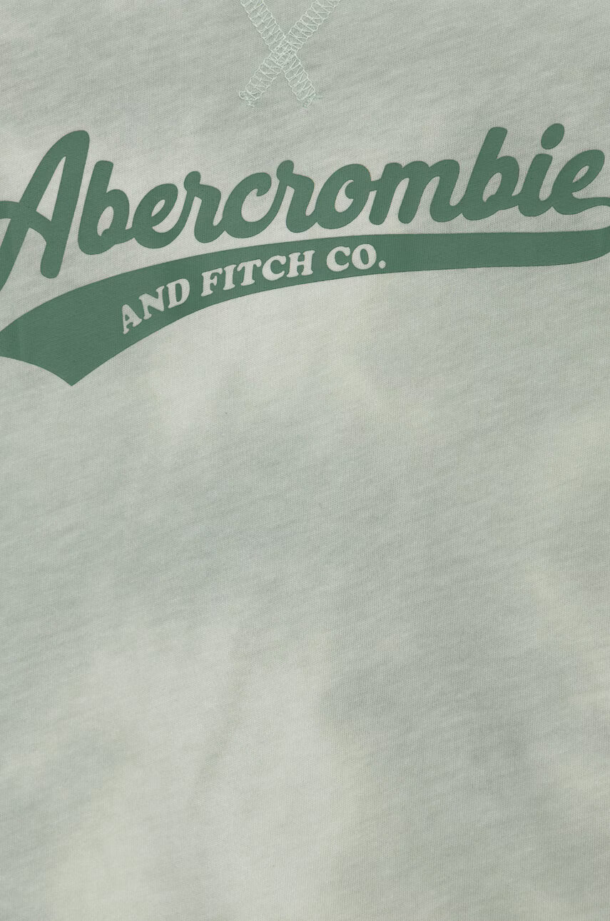 Abercrombie & Fitch Детска тениска в зелено - Pepit.bg