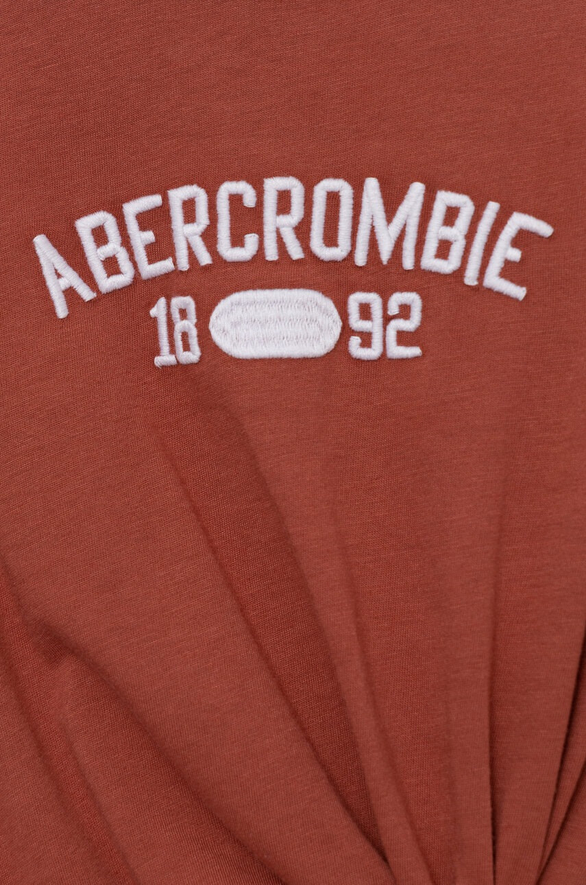 Abercrombie & Fitch Детска тениска в червено - Pepit.bg