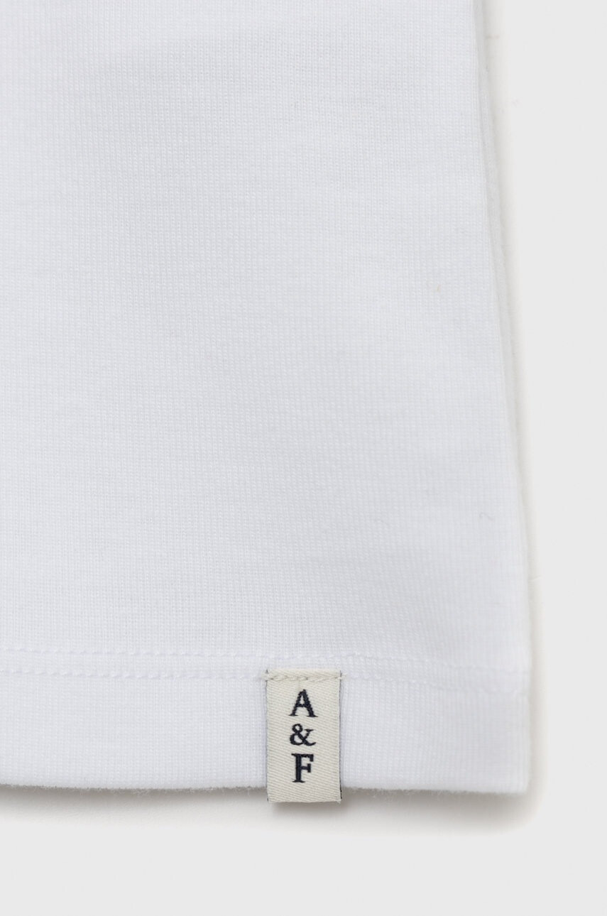 Abercrombie & Fitch Детска тениска в бяло - Pepit.bg