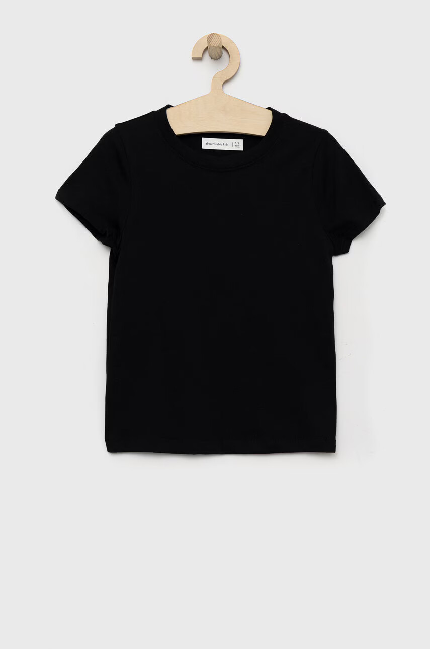 Abercrombie & Fitch Детска тениска в черно - Pepit.bg