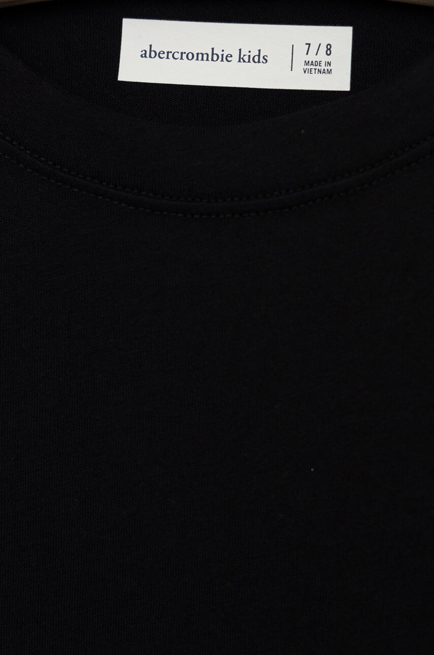 Abercrombie & Fitch Детска тениска в черно - Pepit.bg