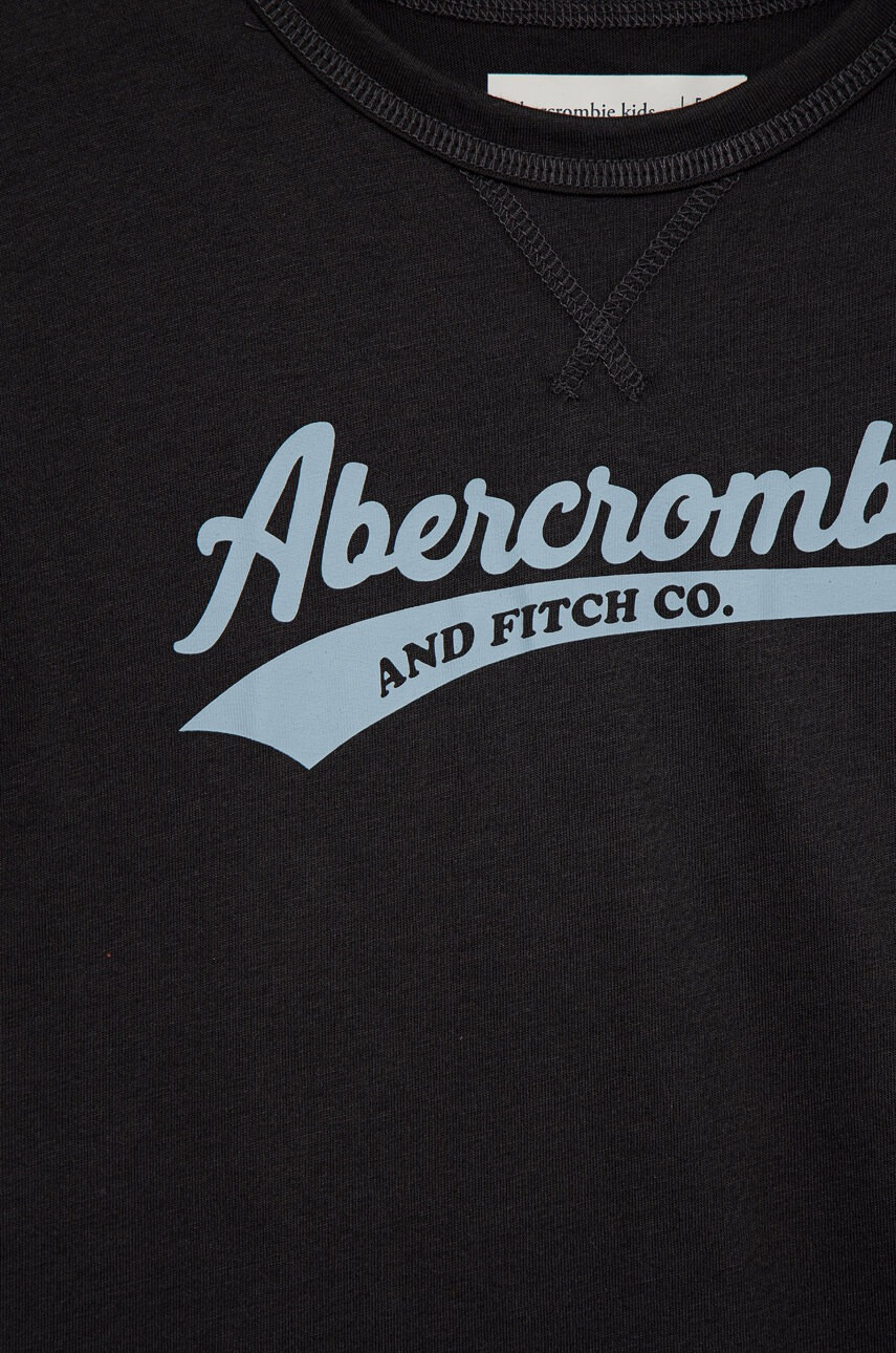Abercrombie & Fitch Детска тениска в сиво - Pepit.bg