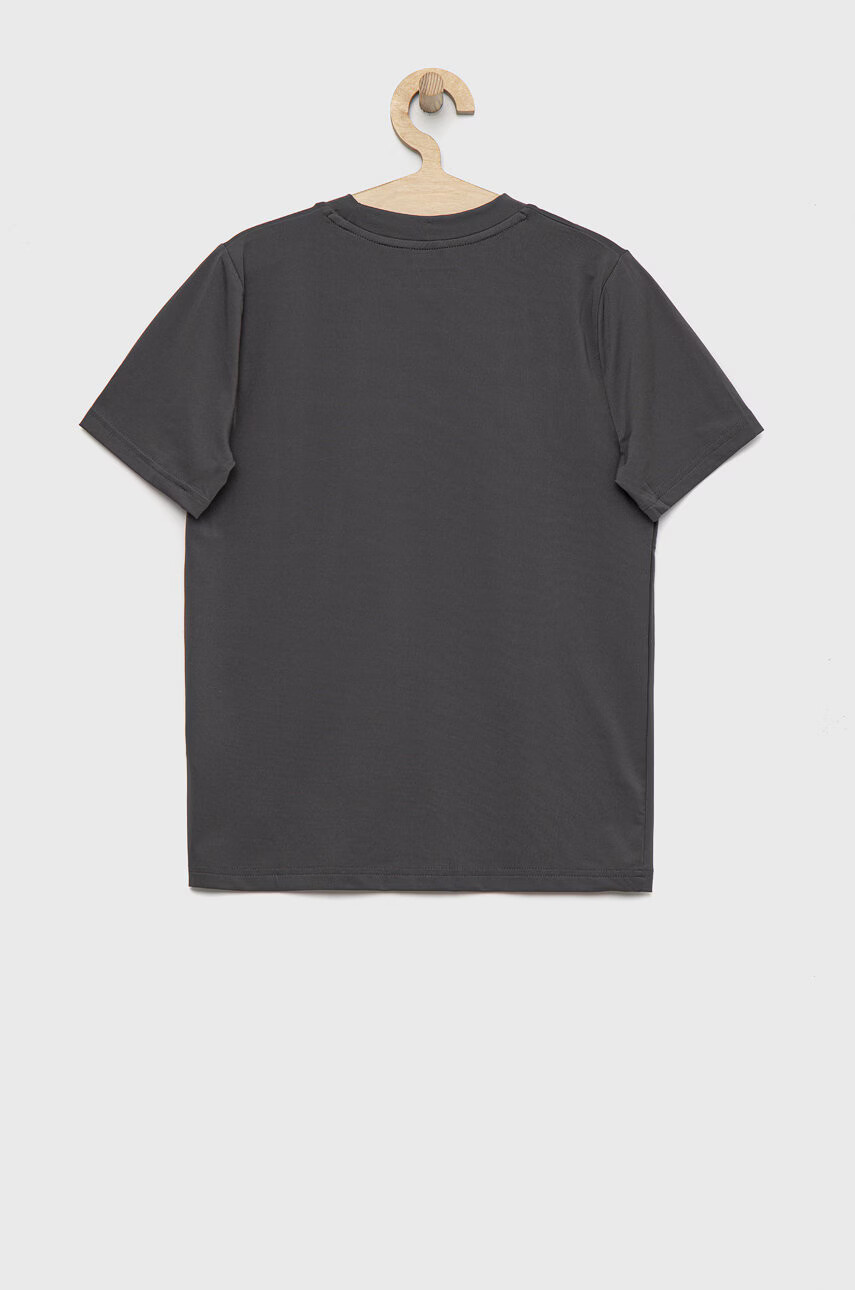 Abercrombie & Fitch Детска тениска в сиво с принт - Pepit.bg