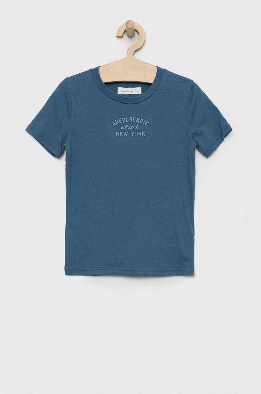 Abercrombie & Fitch Детска тениска с апликация - Pepit.bg