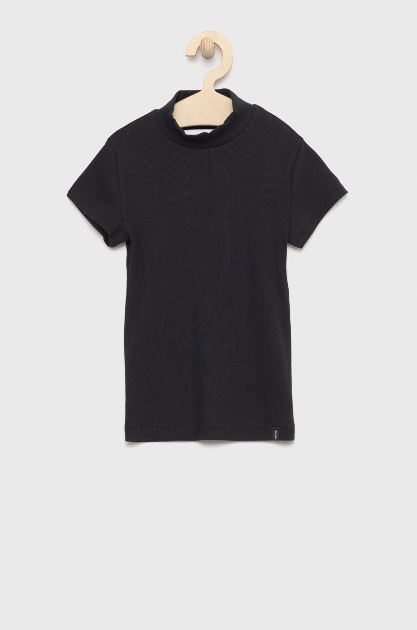 Abercrombie & Fitch Детска тениска в синьо с принт - Pepit.bg