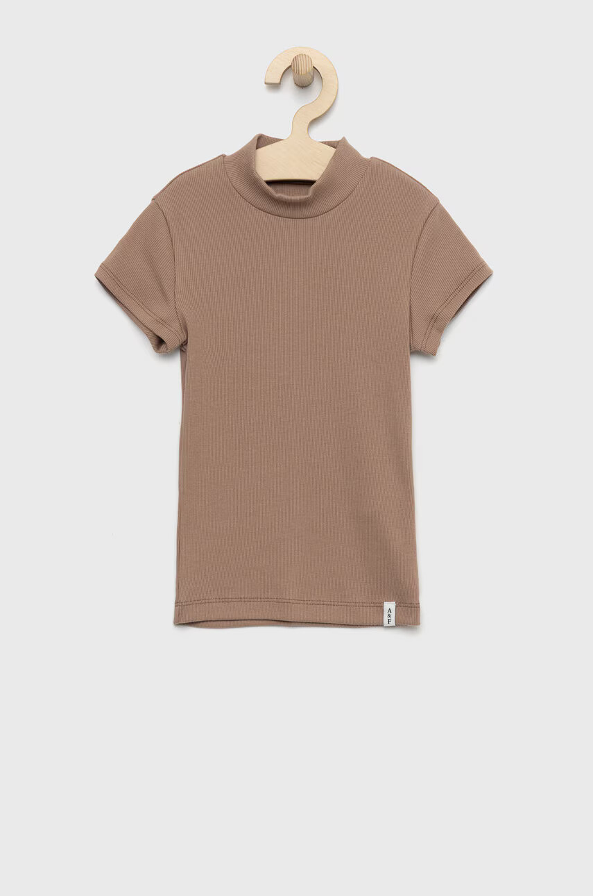 Abercrombie & Fitch Детска тениска в бяло - Pepit.bg