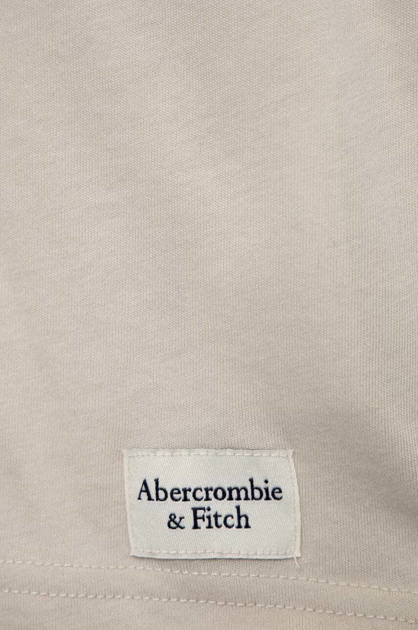 Abercrombie & Fitch Детска тениска в бежово с принт - Pepit.bg