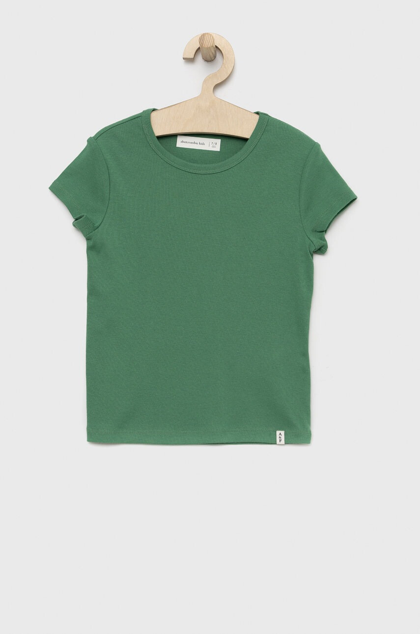 Abercrombie & Fitch Детска тениска в зелено - Pepit.bg
