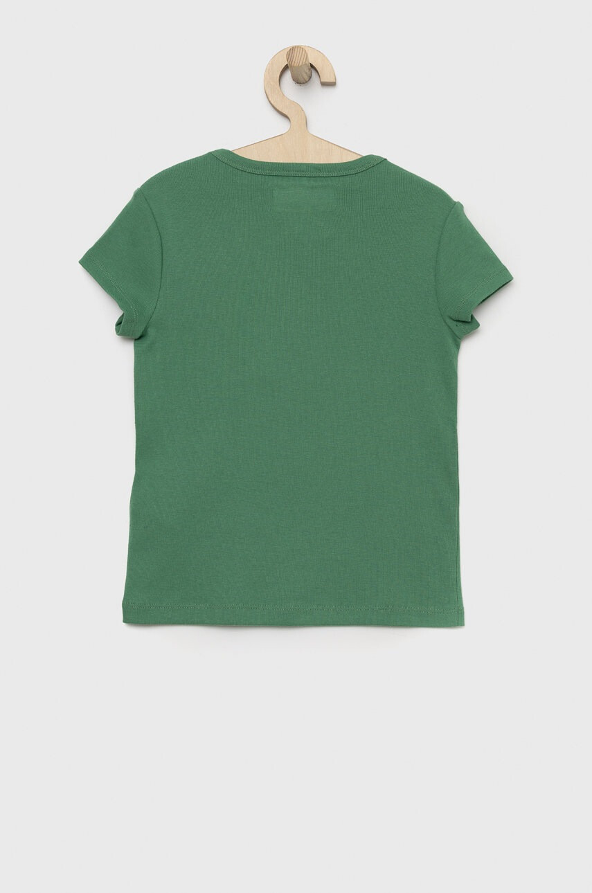 Abercrombie & Fitch Детска тениска в зелено - Pepit.bg