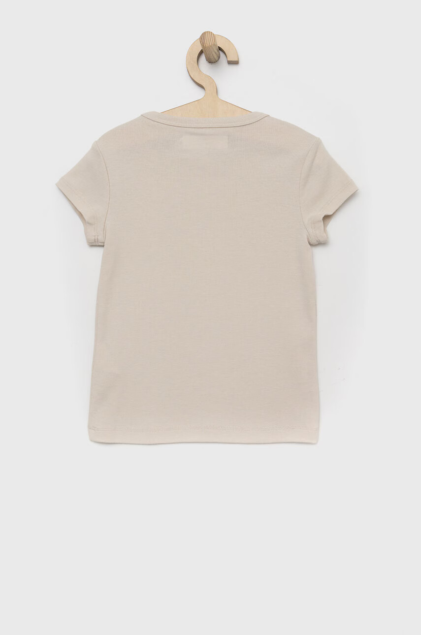 Abercrombie & Fitch Детска тениска в бежово - Pepit.bg