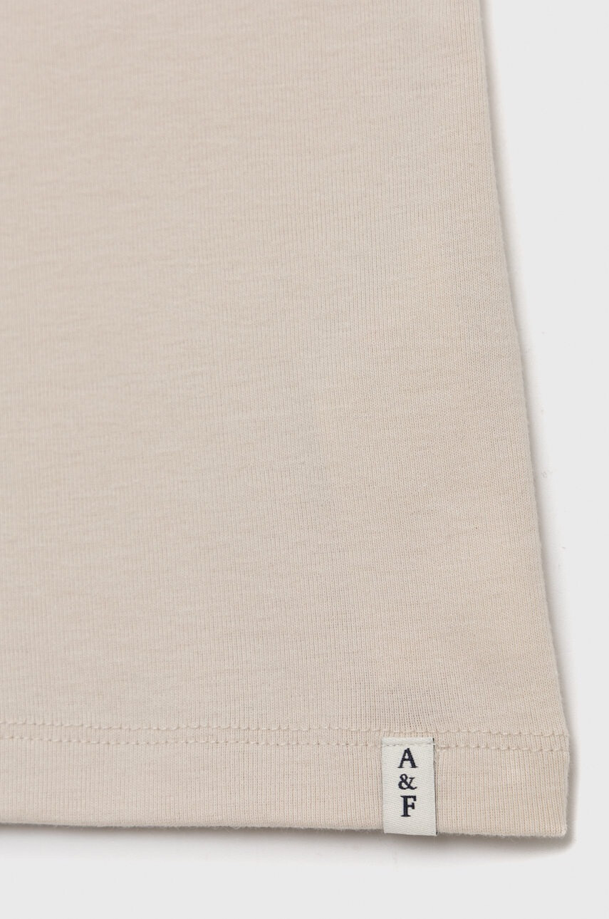 Abercrombie & Fitch Детска тениска в бежово - Pepit.bg