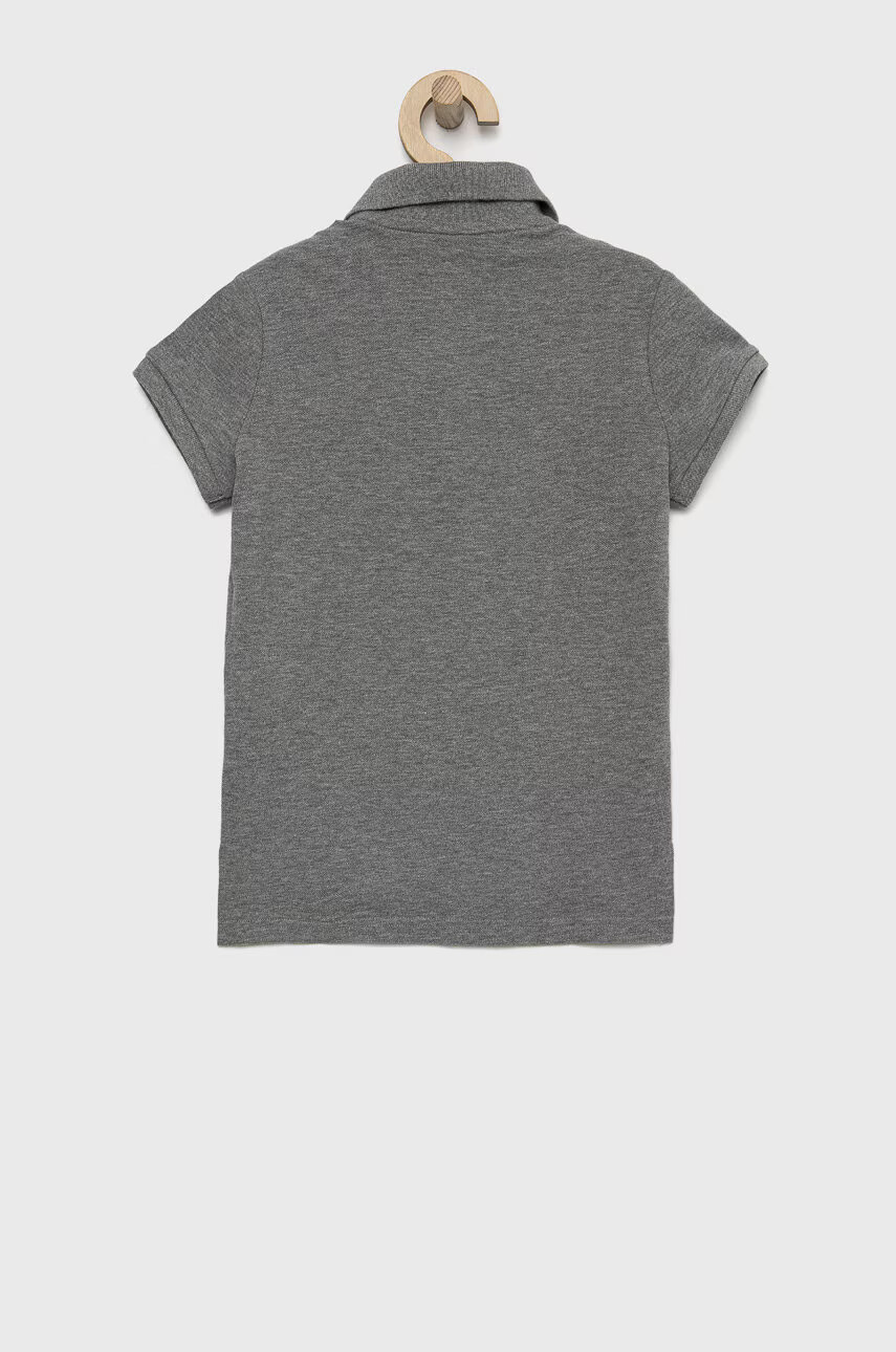 Abercrombie & Fitch Детска тениска с яка в сиво - Pepit.bg