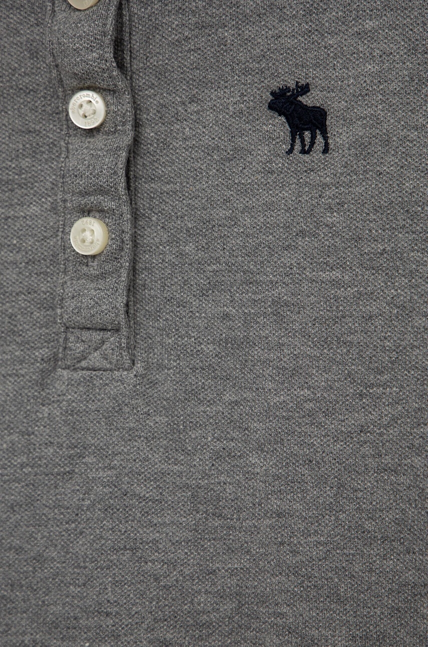 Abercrombie & Fitch Детска тениска с яка в сиво - Pepit.bg