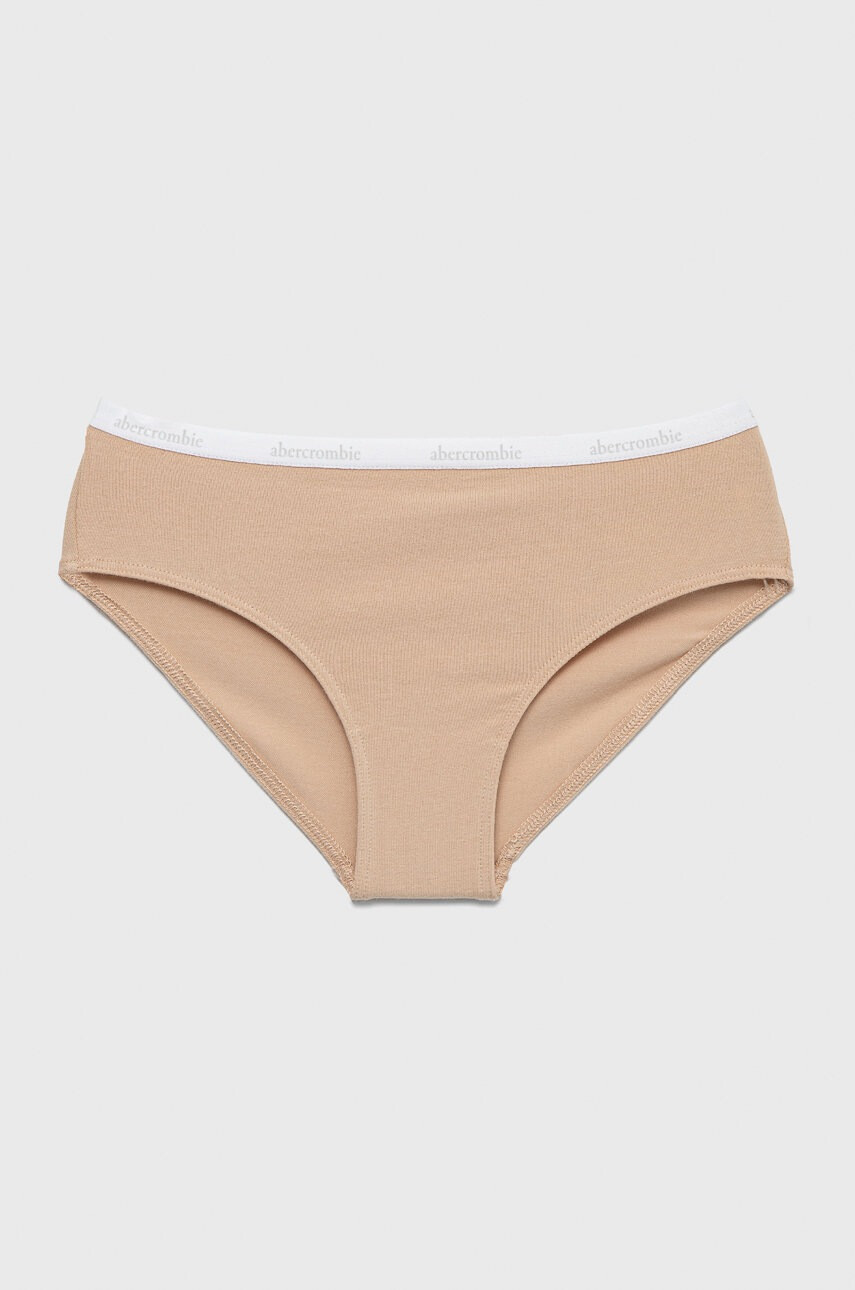 Abercrombie & Fitch Детски бикини (5 чифта) в бежово - Pepit.bg