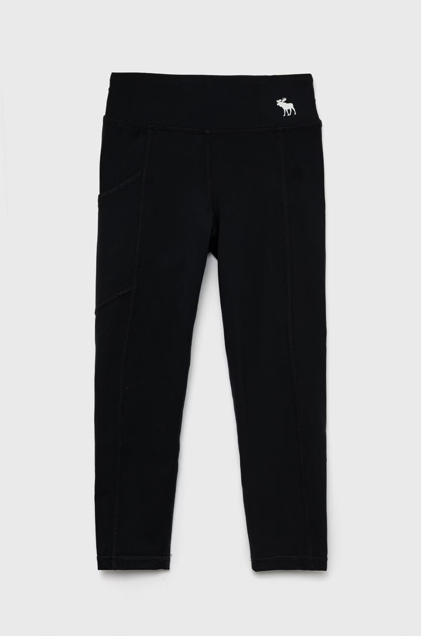 Abercrombie & Fitch Детски клин в черно с изчистен дизайн - Pepit.bg