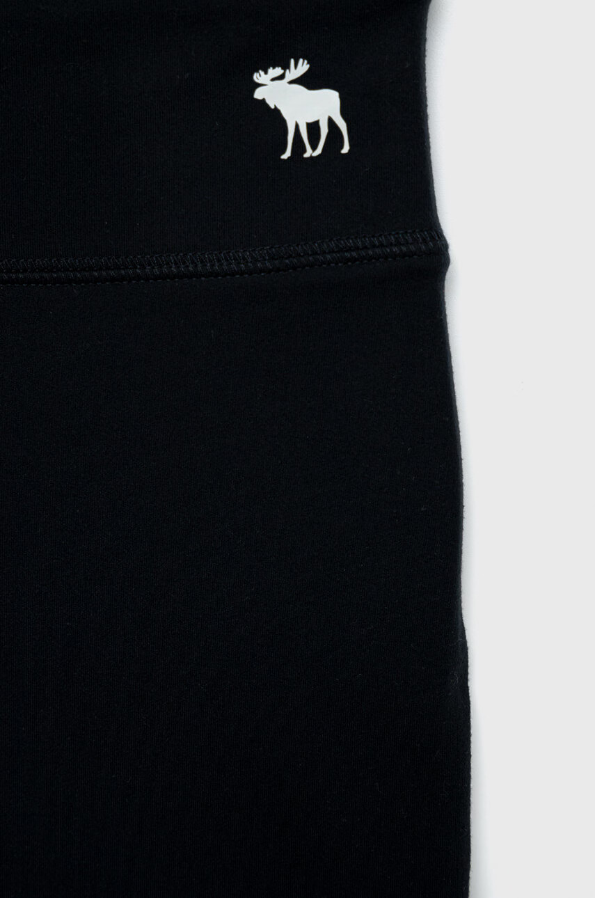 Abercrombie & Fitch Детски панталони в черно с изчистен дизайн - Pepit.bg