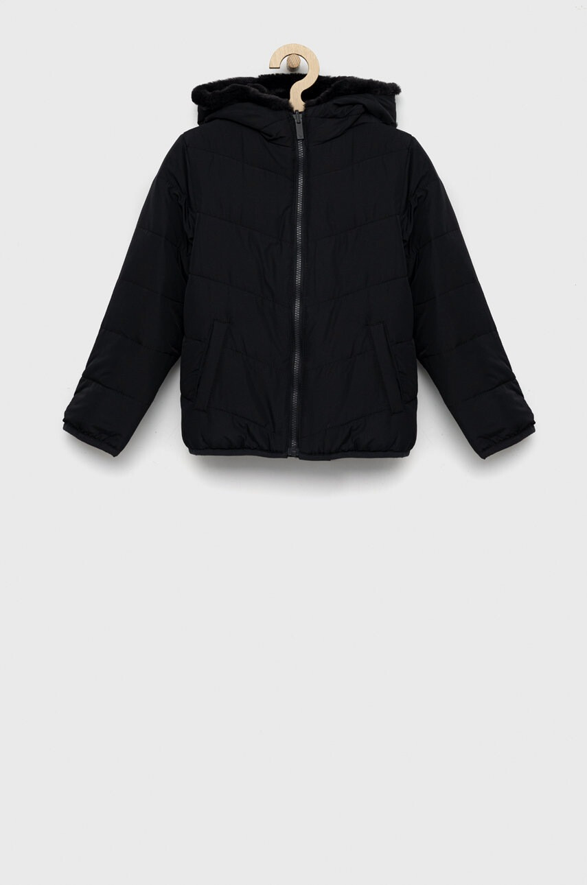 Abercrombie & Fitch Детско яке с две лица в черно - Pepit.bg