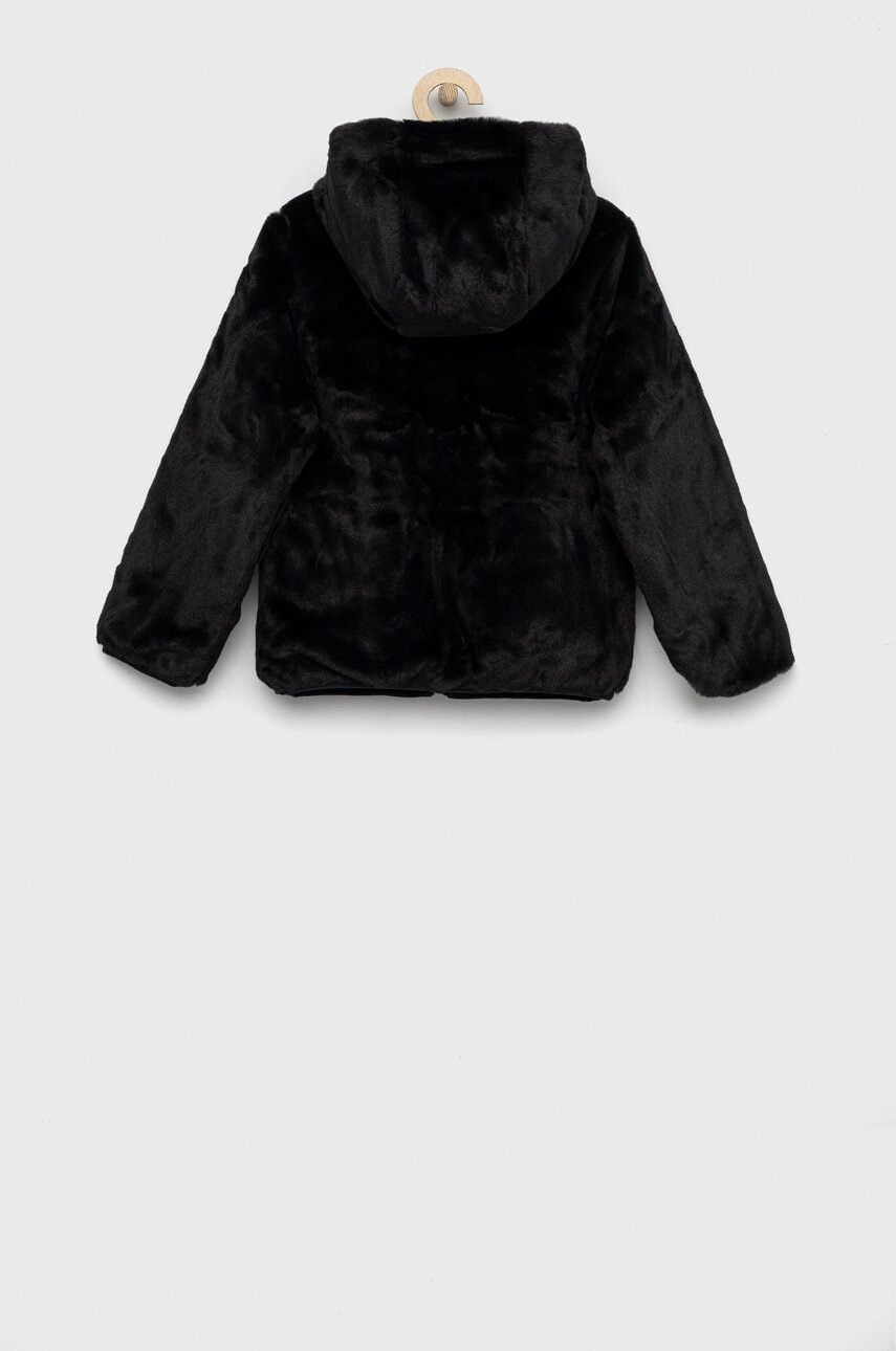 Abercrombie & Fitch Детско яке с две лица в черно - Pepit.bg