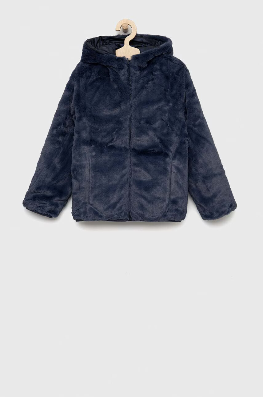 Abercrombie & Fitch Детско яке с две лица в синьо - Pepit.bg
