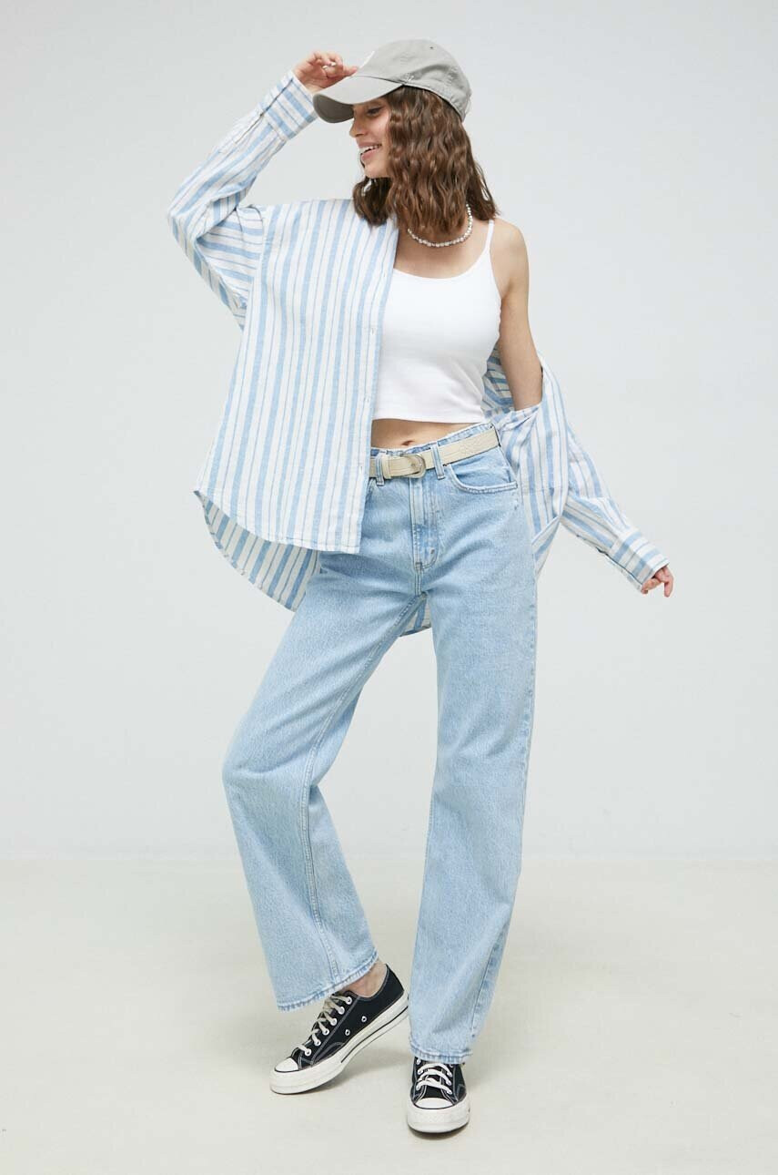 Abercrombie & Fitch Дънки в с висока талия - Pepit.bg